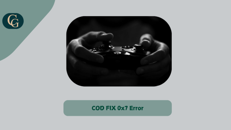 error code 0x7 in Call of Duty Black Ops 6